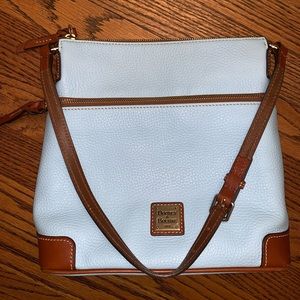 Dooney & Bourke Blue Pebble Leather Shoulder Bag